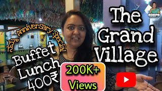 THE GRAND VILLAGE Gandhi Bazaar  Village Theme Restaurant UNLIMITED BUFFET 400  Roopa Prabhakar [upl. by Leis558]