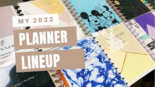 My 2022 Planner Lineup [upl. by Dnalyk]