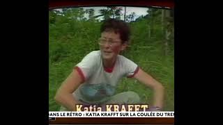 Katia Krafft au plus près de l’éruption du Piton de la Fournaise 1986  Archives Réunion 1ère [upl. by Etnauq]