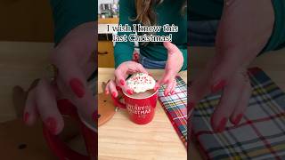 Make frozen whipped cream hot cocoa toppers for the ultimate holiday treat cocoa Christmas [upl. by Aikemaj206]