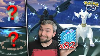 COMPLETING 80 RESHIRAM amp ZEKROM RAIDS GOT SOME BIRTHDAY SHINIES Pokémon GO [upl. by Bethel309]