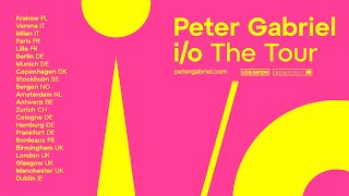 Peter Gabriel  io The Tour Trailer [upl. by Gar]