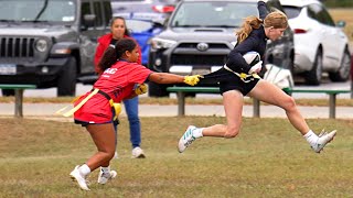 15U Flag Football  Jaguars vs Patriots  LIFFL [upl. by Selden873]