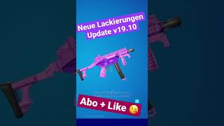 Neue Lackierungen 🖌 Update v1910  shorts fortniteshorts [upl. by Imrots731]