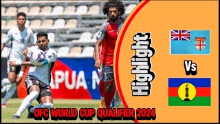 Fiji Vs New Caledonia OFC world Cup Qualifier 2024 [upl. by Danita]