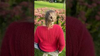 Lacy Cable Tee  Mohair Ed  Knitting Pattern [upl. by Aicemak944]