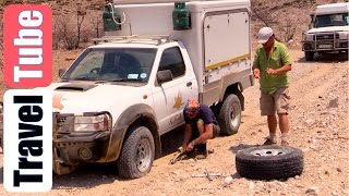 4wd Safari Namibia part 6 HD1080p Sesfontein  Opuwo via D3707 [upl. by Rollo]