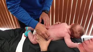 Baby finds relief from colic and constipation after Chiropractic care [upl. by Salohci]