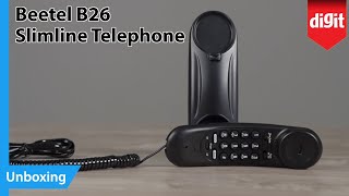 Beetel B26 Slimline Telephone Unboxing [upl. by Belak]