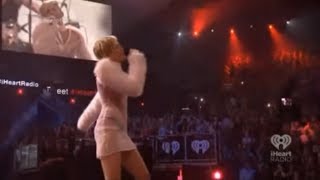 Miley Cyrus quotWrecking Ballquot at iHeart Radio Music Festival [upl. by Aneer890]