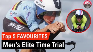 Top 5 Favourites UCI World Time Trial Championship 2024  Remco Evenepoel vs Primoz Roglic [upl. by Haldan]