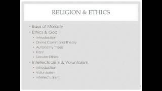 Ethics Religion Intro [upl. by Philemon]