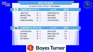 Kidmore End CC 1st XI v Aldershot CC 1st XI TVCL [upl. by Nrubloc876]