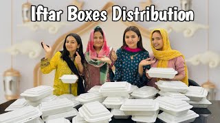 Iftar boxes for 100 person  Roza rasty main he khul gya  Hira Faisal  Sistrology [upl. by Jolie]