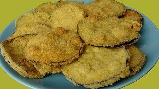 BERENJENAS FRITAS TRUCO PARA QUE QUEDEN MUY CRUJIENTES  RECETA FÁCIL [upl. by Lynnet371]