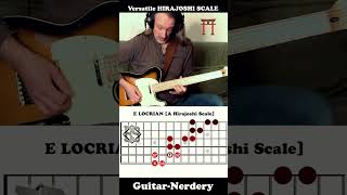 JAPANESE HIRAJOSHI SCALE 🎸⛩️ The Most Versatile Pentatonic Scale I know LOCRIAN MODE 🌸 shorts [upl. by Damas741]