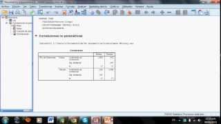 COEFICIENTE DE CORRELACION DE SPEARMAN APLICADO EN SPSS [upl. by Haet]