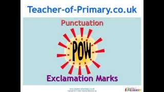 Exclamation Marks  Teaching Resource [upl. by Nadirehs]