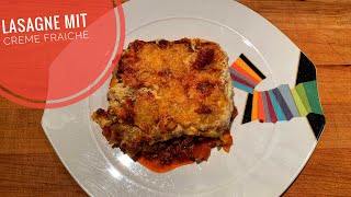 Lasagne mit Creme Fraiche [upl. by Ahsimit]