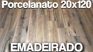 PORCELANATO 20X120 IMITA MADEIRA FABIO123 [upl. by Rushing]