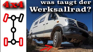 Was taugt der Sprinter 4x4 Werksallrad  ESP vs Sperren  wirsehnunsunterwegs [upl. by Shirlee]