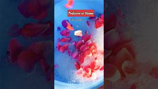 Pedicure at Home  Easy steps Salon type pedicore with simple steps Diwali Glow up festivevibes [upl. by Ecinaj323]