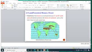 Terrestrial  Land ecosystems  Dr Eitimad Compatibility [upl. by Llehcor]