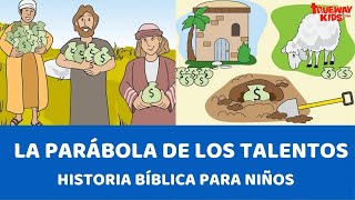 La parábola de los talentos  Historia bíblica para niños [upl. by Adaran]