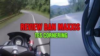 Review Ban Terbaik Nmax Maxxis  Tes Cornering nyaris ditabrak [upl. by Eniladam]