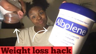 albolene weight loss  before and after  real results [upl. by Lenci]