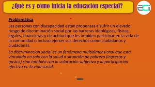 Educación especial para personas con discapacidad ESFM 2024 [upl. by Swigart104]