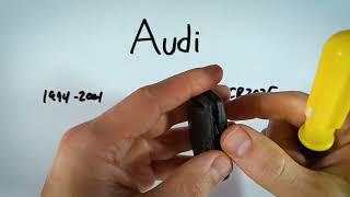 Audi A6 Key Fob Battery Replacement 1994  2001 [upl. by Hamo]