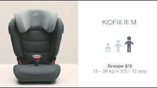 KIDFIX III M  BRITAX RÖMER  Installation [upl. by Nylareg]