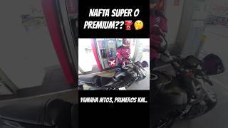 SÚPER vs VPOWER cual es mejor🤔🚀 yamaha mt03 gasolina nafta [upl. by Annuahs]