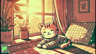 Relaxing LOFI MUSIC  photosynthesizing cat lofi lofimusic music relax [upl. by Gaut128]