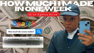 NURSE SALARY Licensed Practical Nurse How much I make in a week as an agency nurse in LTC [upl. by Black]