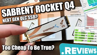 Sabrent Rocket Q4 PCIe NVMe SSD Review  Too Cheap To Be True [upl. by Garrek]