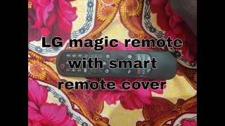 LG magic remote with smart remote cover unboxing [upl. by Jens]