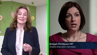 BBC presenter tells Conservative Education Secretary quotThats not truequot as she misrepresents policy [upl. by Eiahpets]