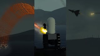 CRAM shot down Fighter Jet  Phalanx CIWS  Military Simulation  ArmA 3 Shorts [upl. by Brannon573]