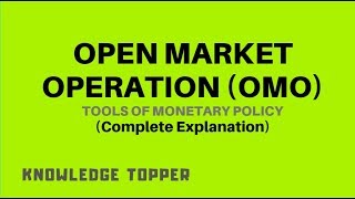 Open Market Operation By Knowledge Topper UrduHindi [upl. by Khalsa286]