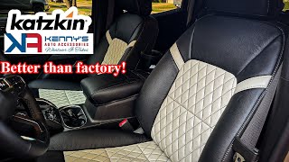 Katzkin Leather Seats in my 2024 GMC Canyon  Interior Makeover [upl. by Okiruy92]