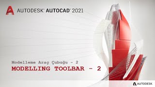 AutoCAD  EXTRUDE PRESSPULL SWEEP REVOLVE LOFT Komutları [upl. by Corrianne909]