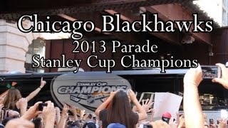 Chicago Blackhawks Stanley Cup Championship Parade 2013 [upl. by Waylan]