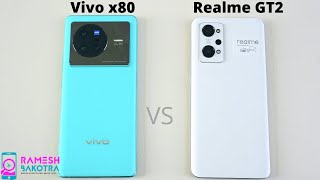 Vivo X80 vs Realme GT2 Speed Test and Camera Comparison [upl. by Calisa]