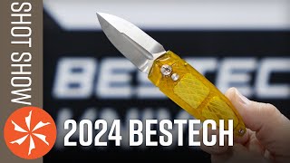 New Bestech Knives at SHOT Show 2024  KnifeCentercom [upl. by Ettelohcin]