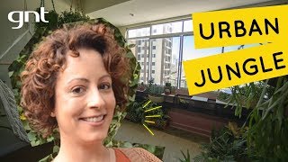 Jardim urbano em um apartamento pequeno 🌱  Jardinagem  Carol Costa [upl. by Petr]