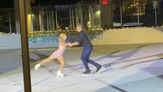 Olympic Team Event silver medalists and World Champions Alexa Knierim and Brandon Frazier [upl. by Rosina]