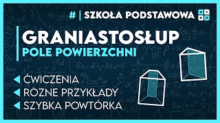 POLE GRANIASTOSŁUPA 2 🗿  Zadania ze sprawdzianu ✅️  Matematyka Klasa 8 [upl. by Madanhoj]