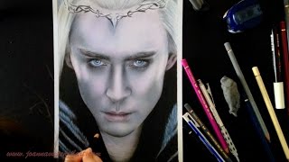 Drawing Thranduil [upl. by Annodam]